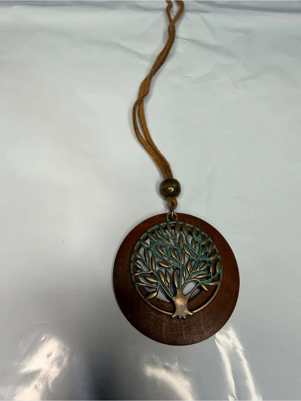 Handcrafted Brown Tree of Life Pendant Necklace for Women